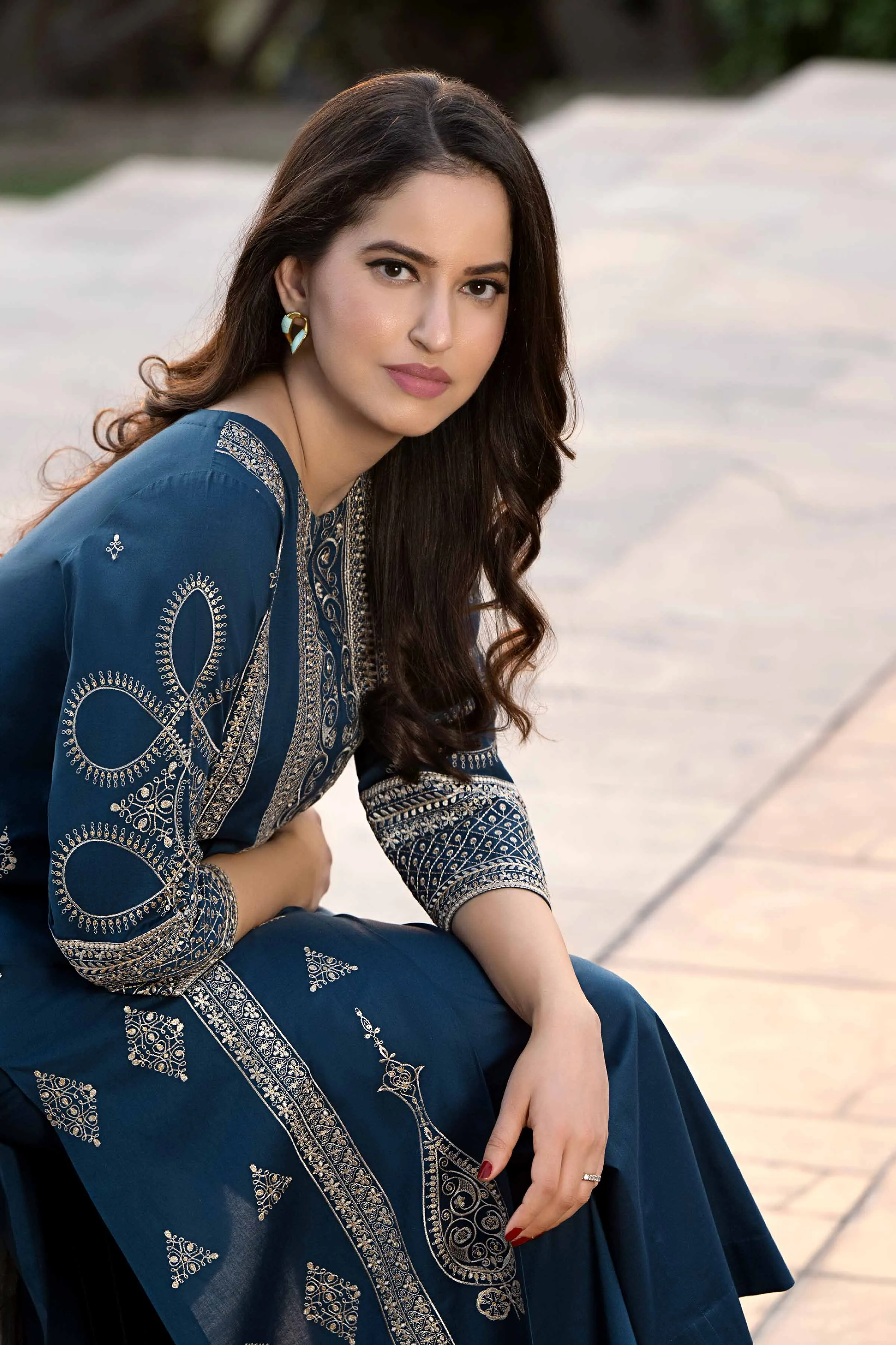 2 Piece - Embroidered Suit - KFE23-13