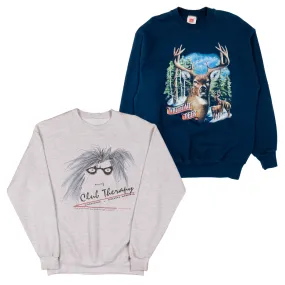 50x VINTAGE GRAPHIC/ANIMAL PRINT SWEATSHIRTS [GRADE A]
