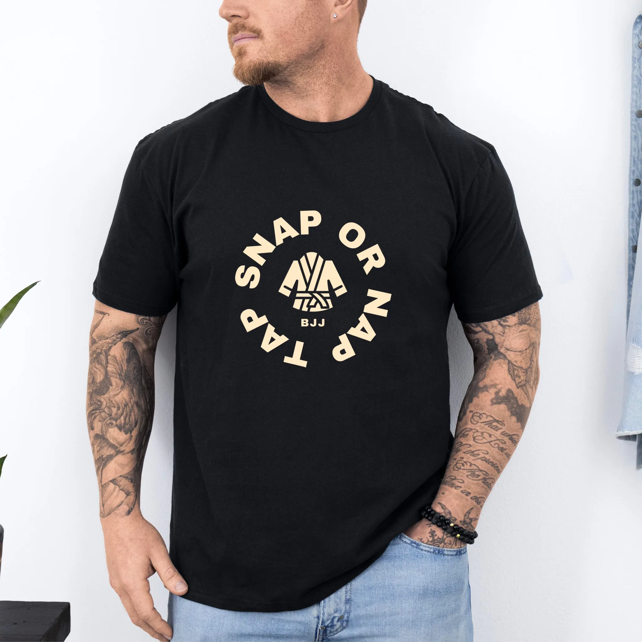 BJJ Tap Snap or Nap Jiu Jitsu T Shirt