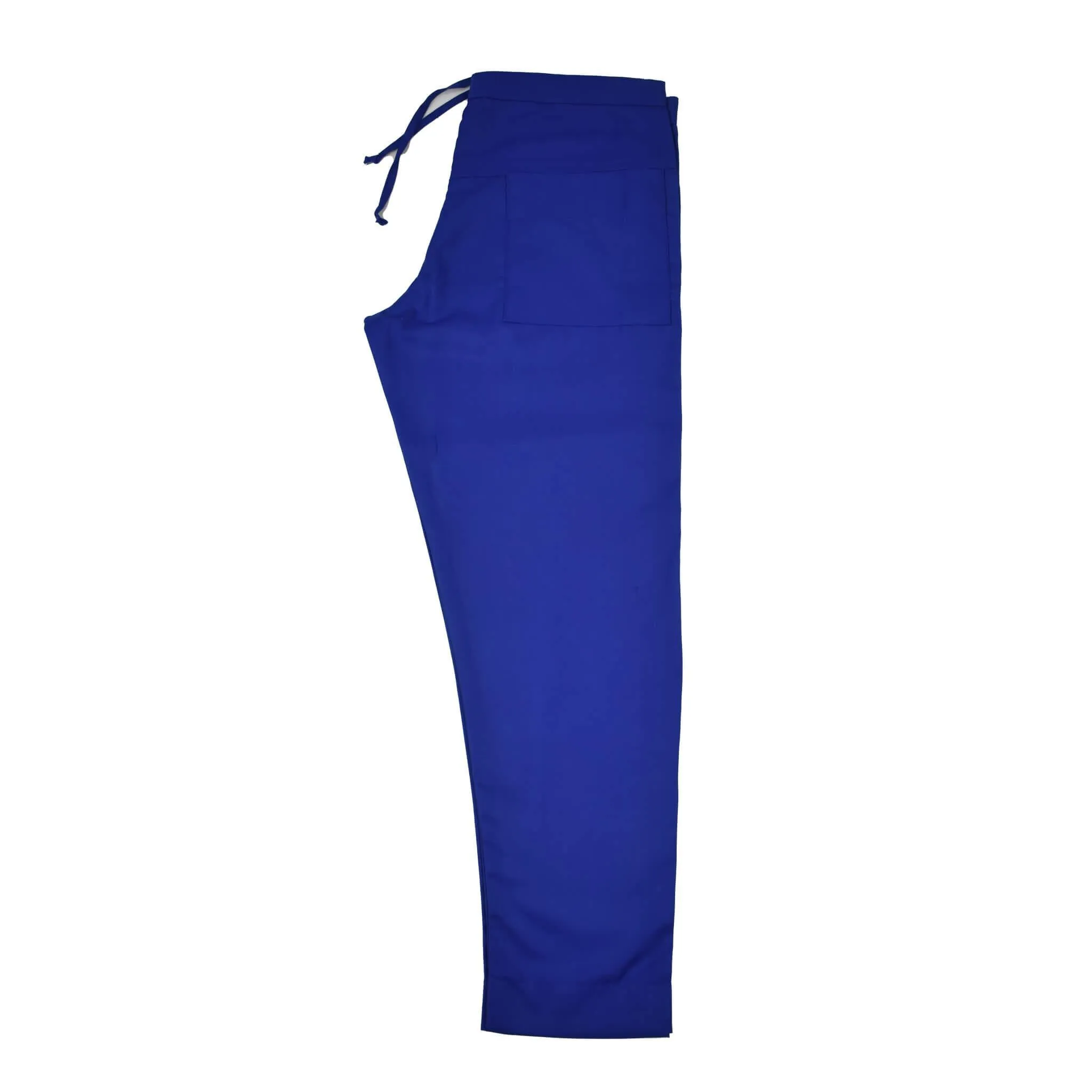 Blue Men's Set With White & Gold Stripes