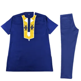 Blue Short Sleeve Set