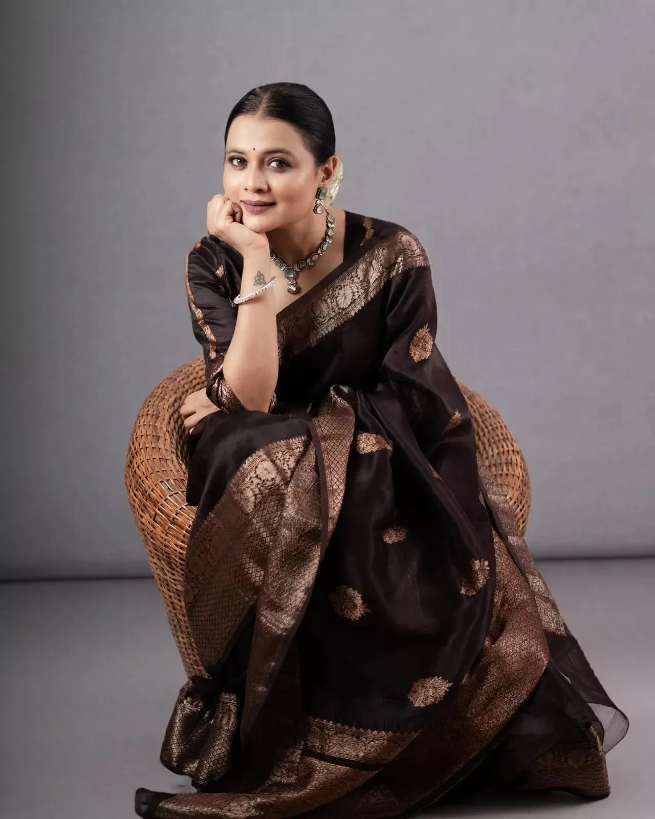 Bollywood Party Banarasi Soft Silk Saree,Classic Wedding Sari & Blouse