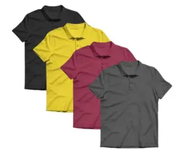 BUNDLE OF 4 POLO T-SHIRTS