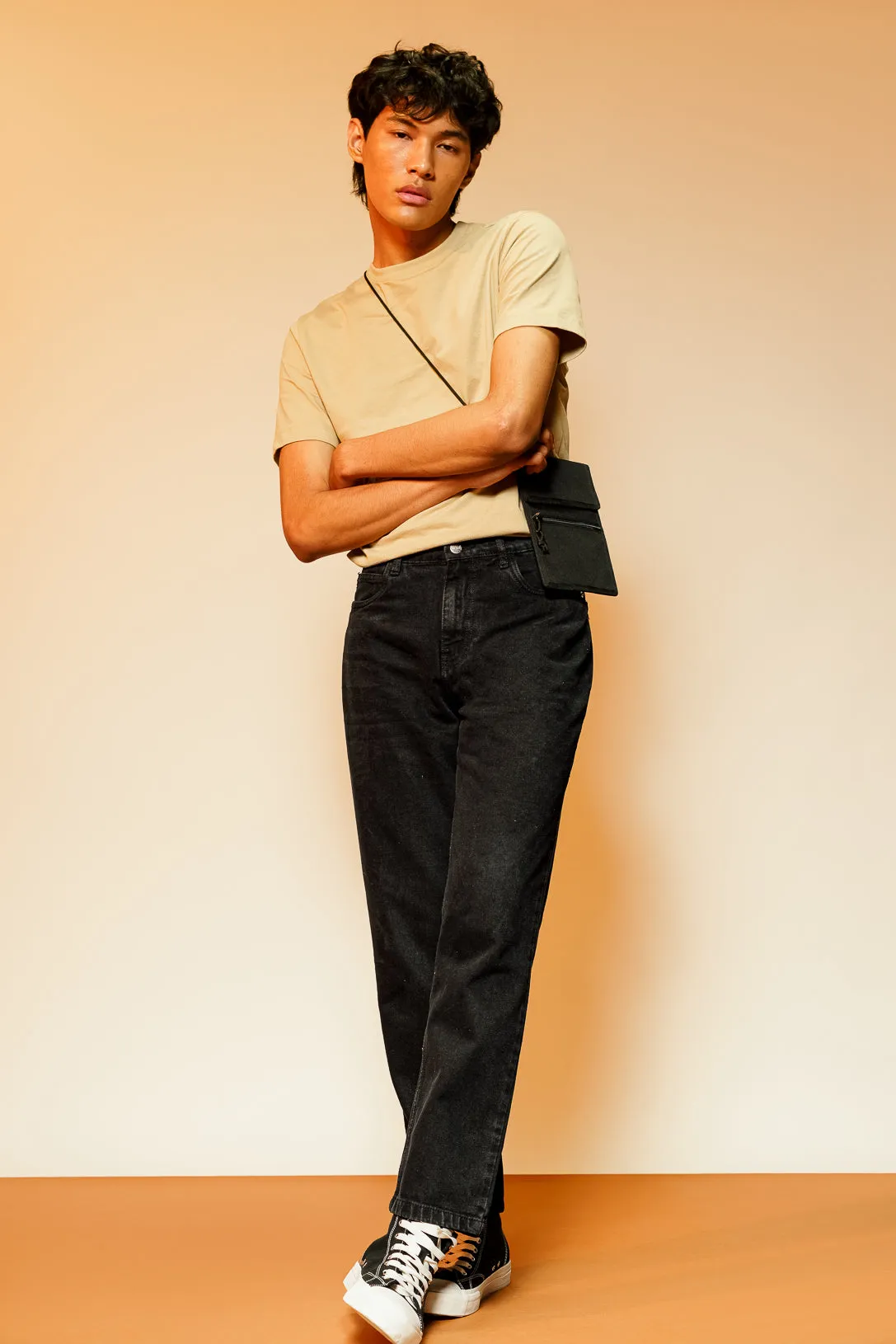 Charcoal Men's Carrot Jeans