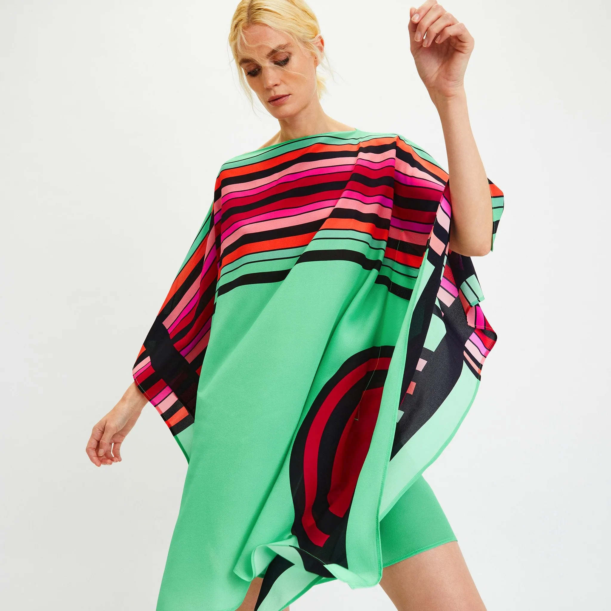 Chelsea Georgette Kaftan, Stylish Short Caftan For Women's