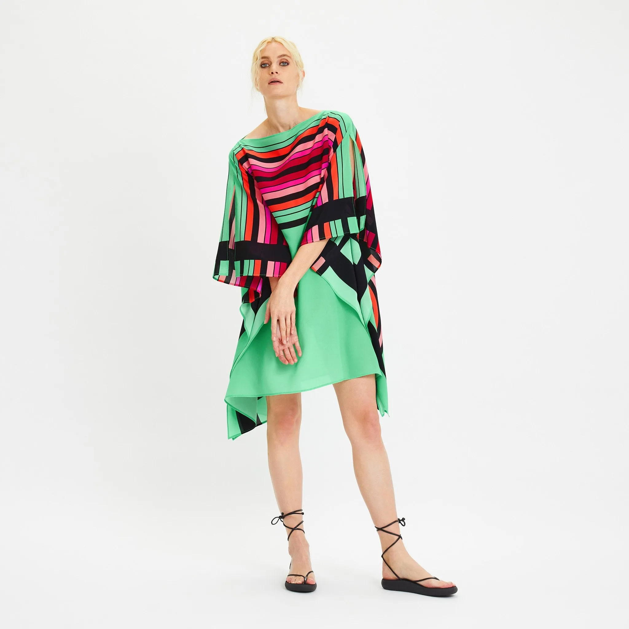 Chelsea Georgette Kaftan, Stylish Short Caftan For Women's