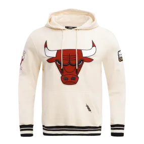 CHICAGO BULLS RETRO CLASSIC FLC PO HOODIE (EGGSHELL/ BLACK)