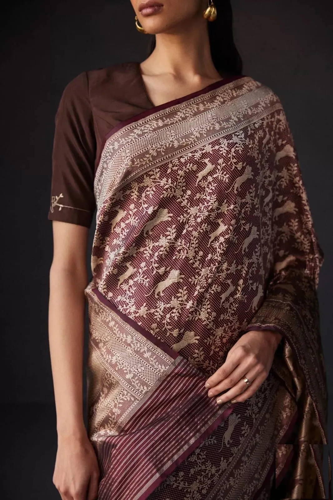 Classic Wedding Banarasi Soft Silk Saree & Blouse