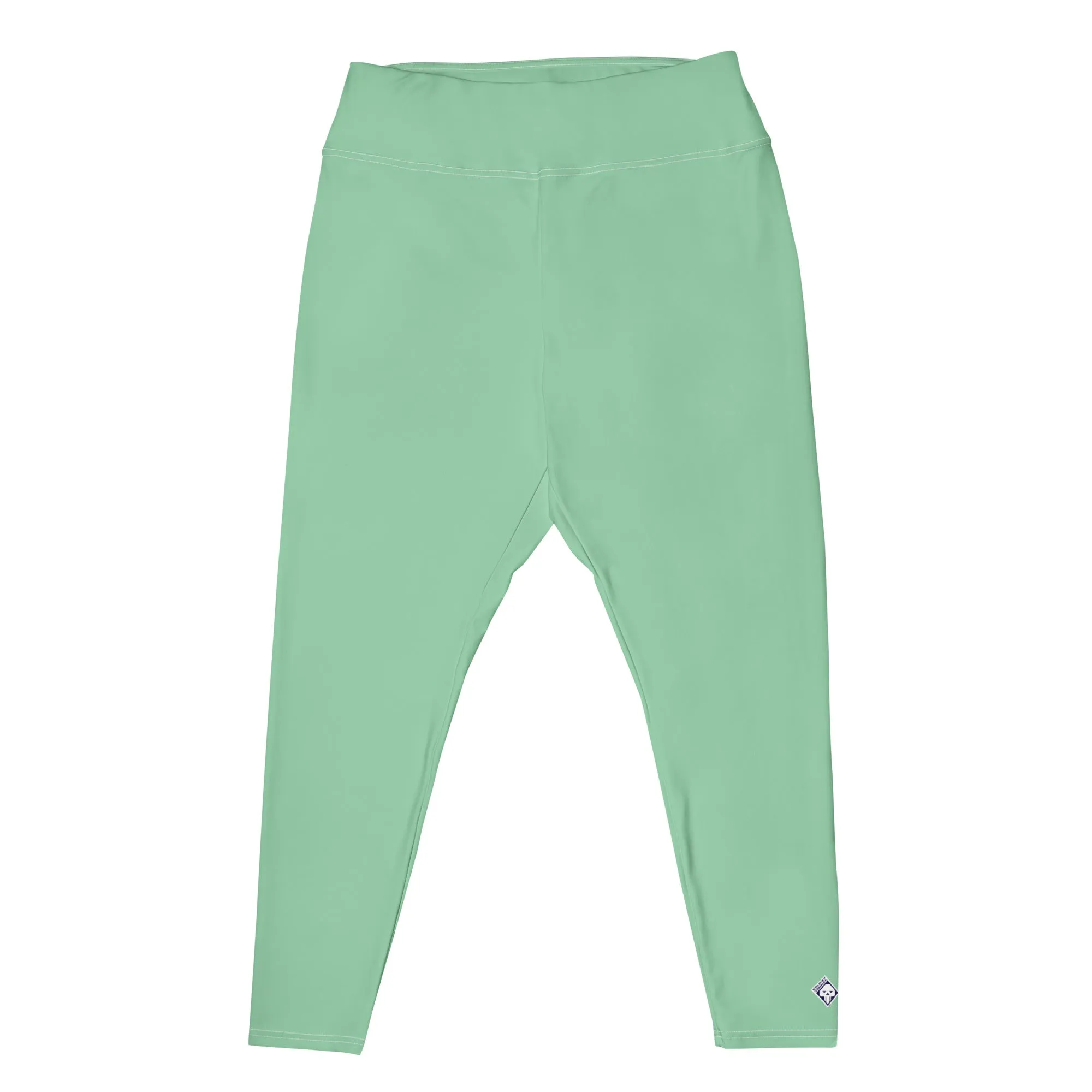 Confidence in Motion: Women's Plus Size Yoga Leggings - Vista Blue