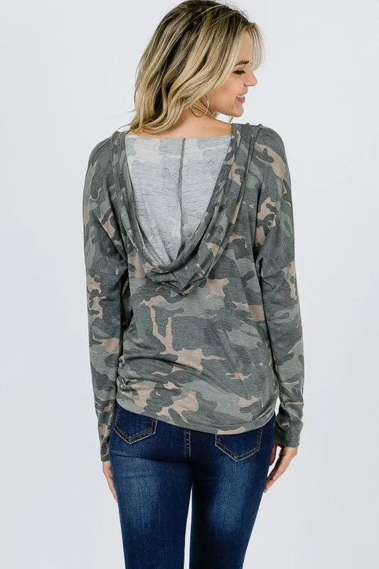 Cute In Camo Top