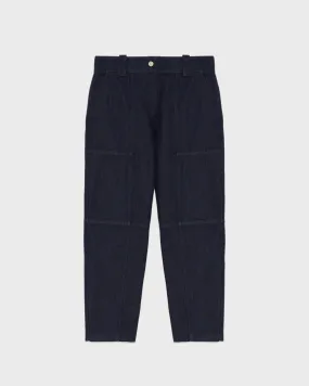 Denim cargo design trousers