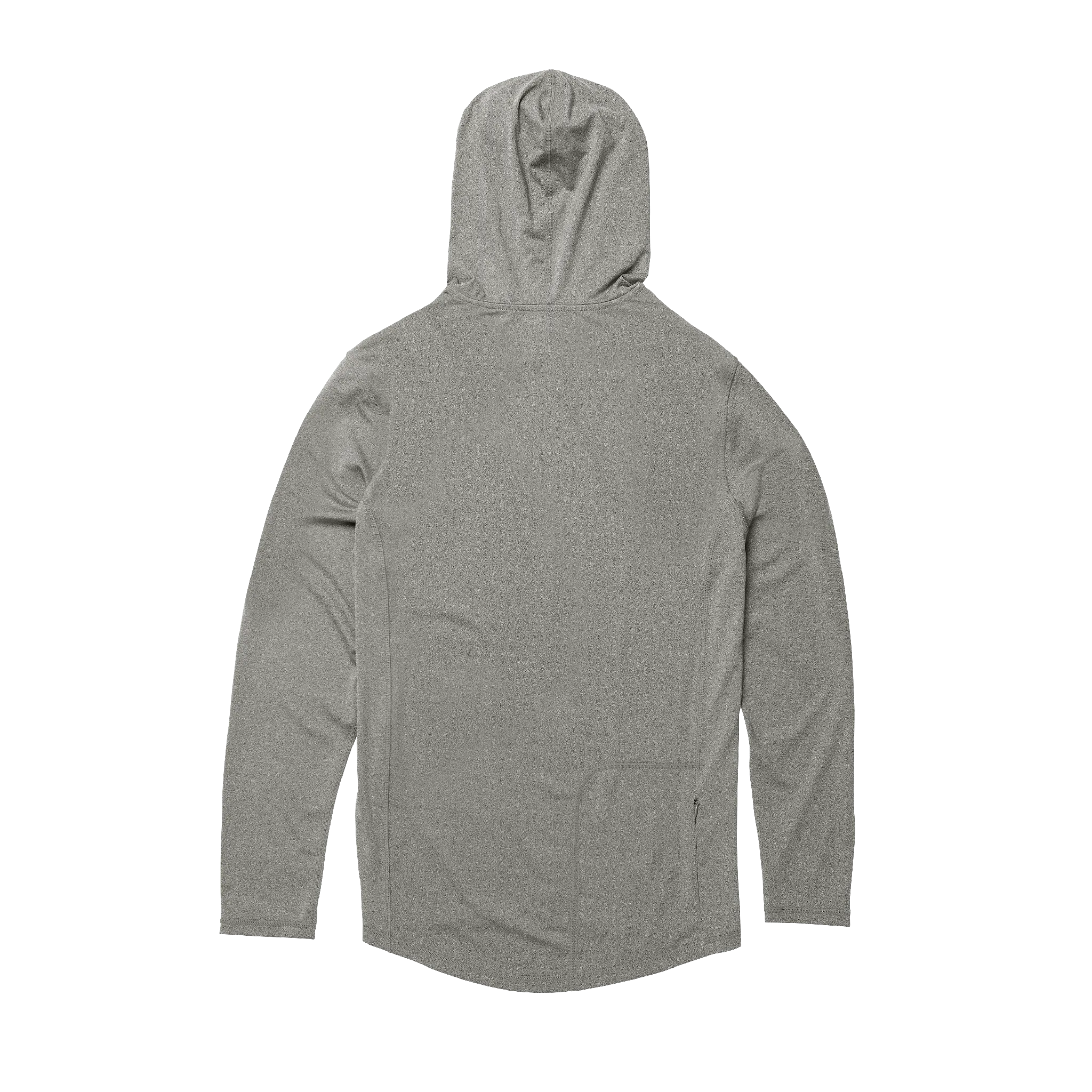 Early Boater Long Sleeve Hooded Surf Shirt - Heather Grey