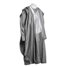 Grey Agbada 3pc Set