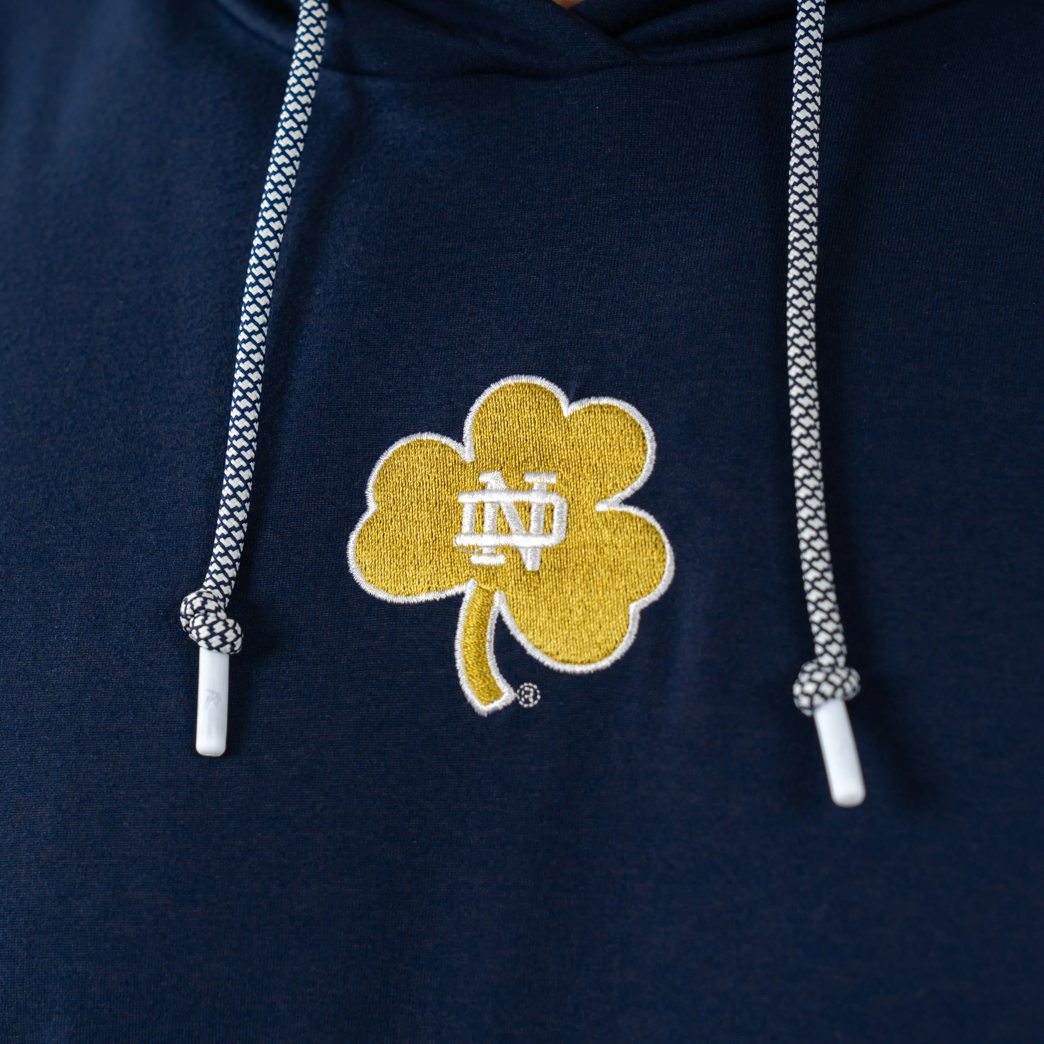 Notre Dame Hesi Collegiate Hoodie in Solid Indigo Blue