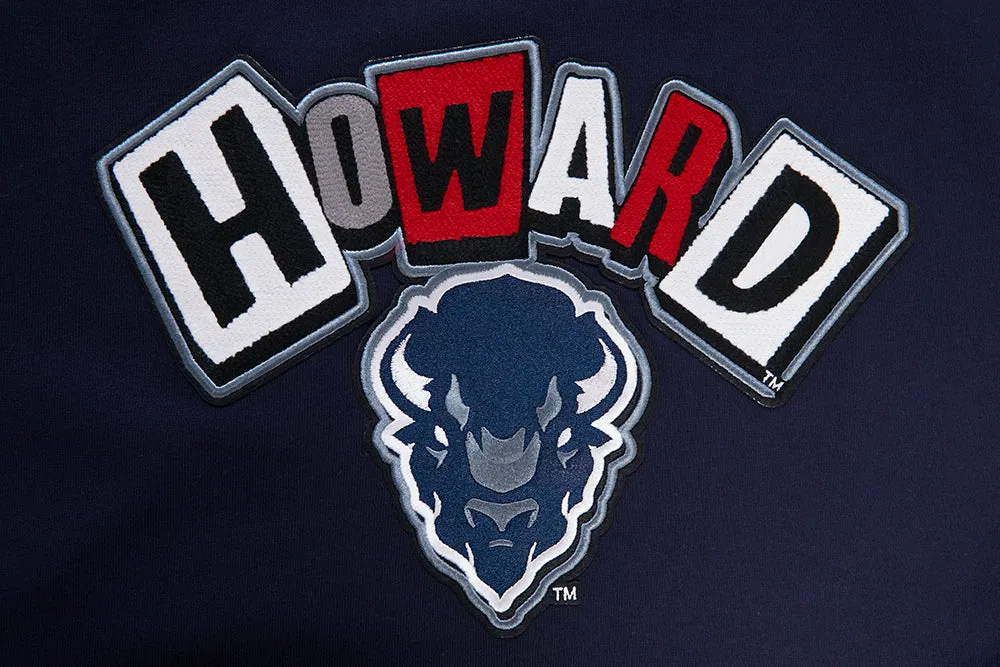 HOWARD UNIVERSITY HOMECOMING MEN'S RIB PO HOODIE (MIDNIGHT NAVY)
