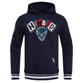 HOWARD UNIVERSITY HOMECOMING MEN'S RIB PO HOODIE (MIDNIGHT NAVY)