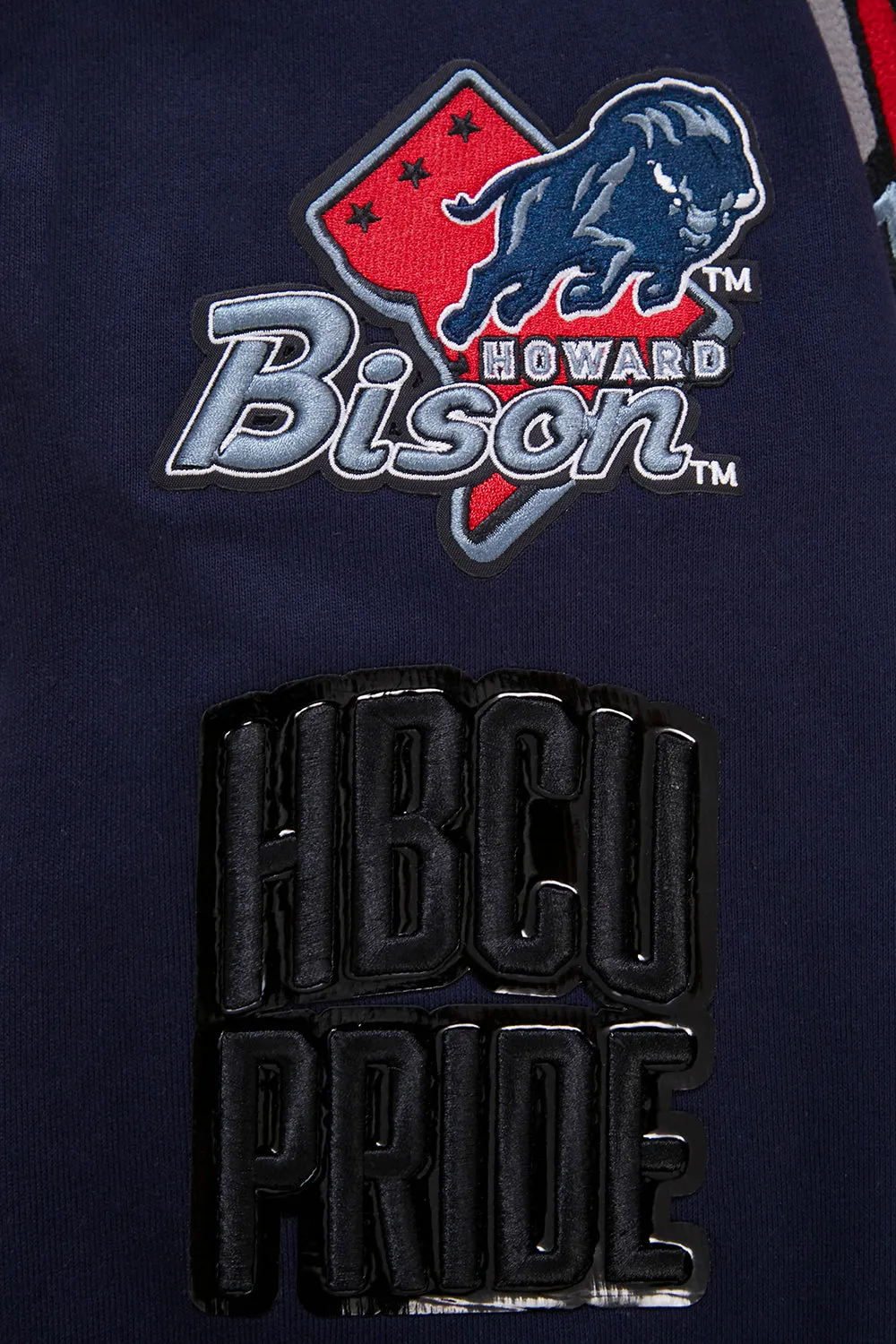 HOWARD UNIVERSITY HOMECOMING MEN'S RIB PO HOODIE (MIDNIGHT NAVY)