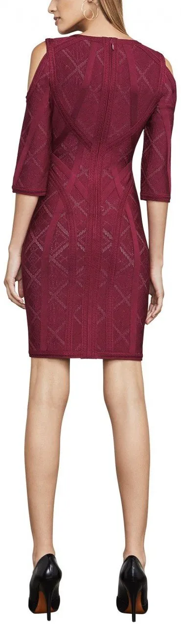 'Josephine' Pointelle with Chevron Bandage Dress