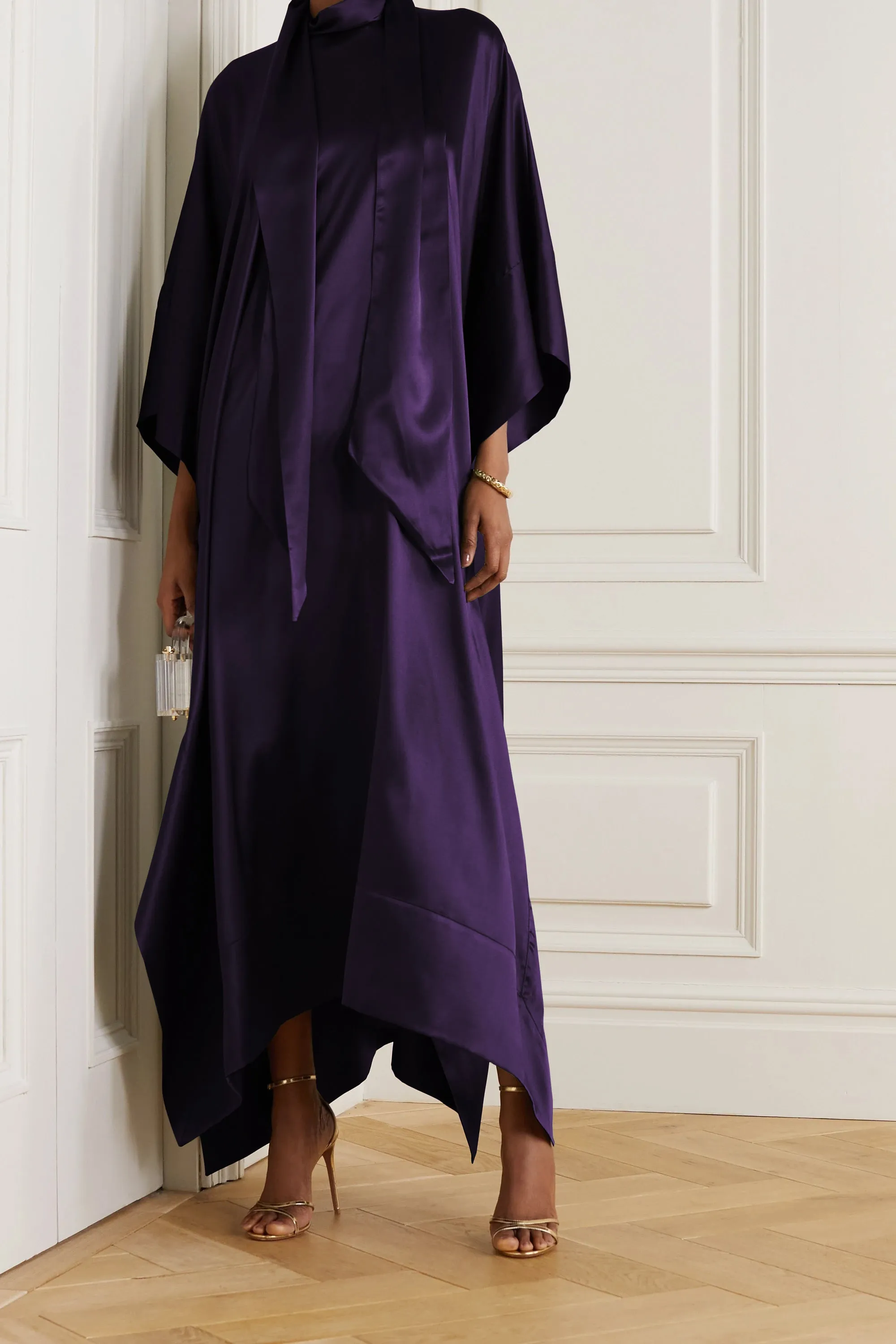 Korean Nida ( Kaftan ) Black Stylish Women's Kaftan