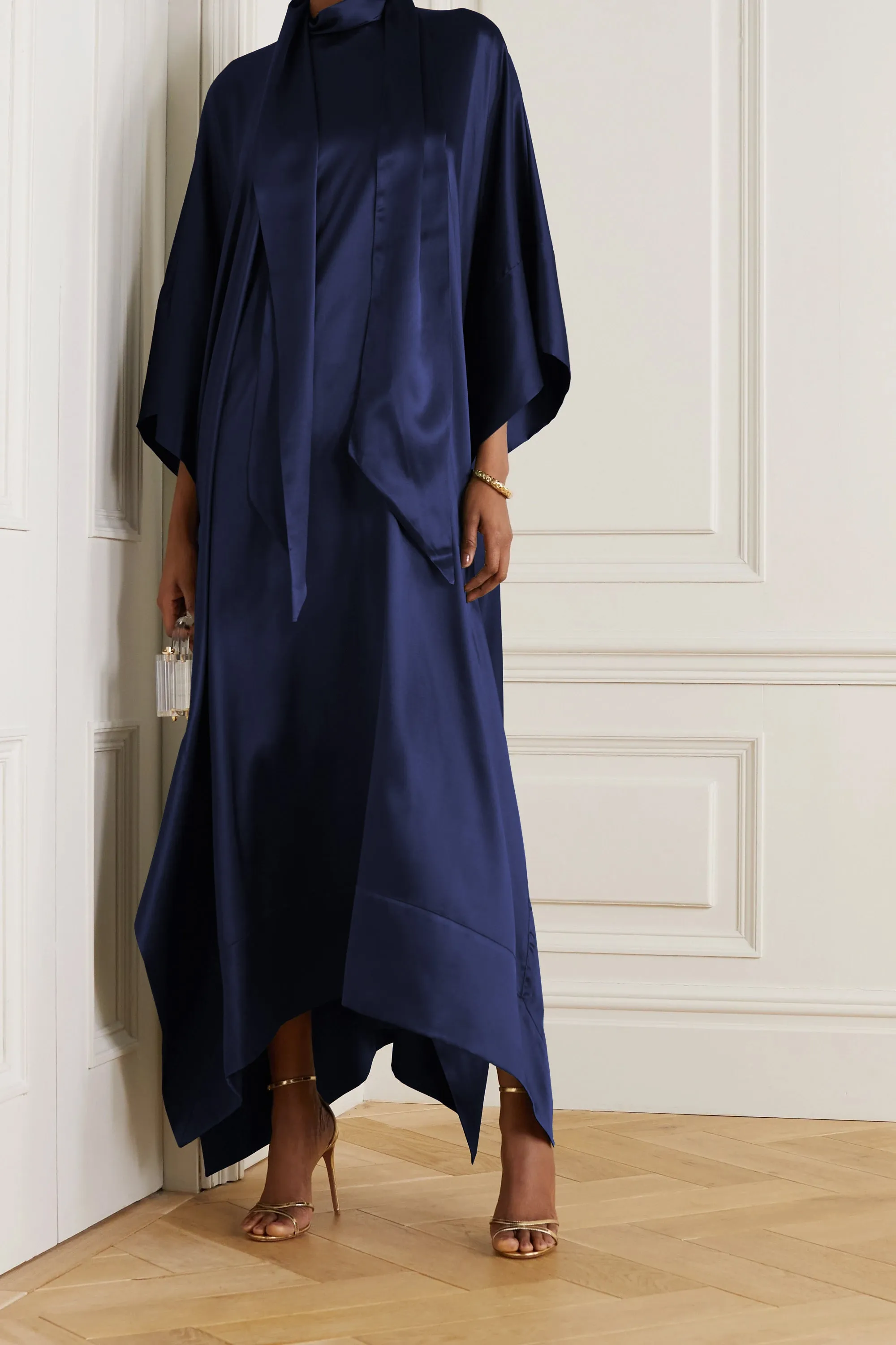 Korean Nida ( Kaftan ) Black Stylish Women's Kaftan
