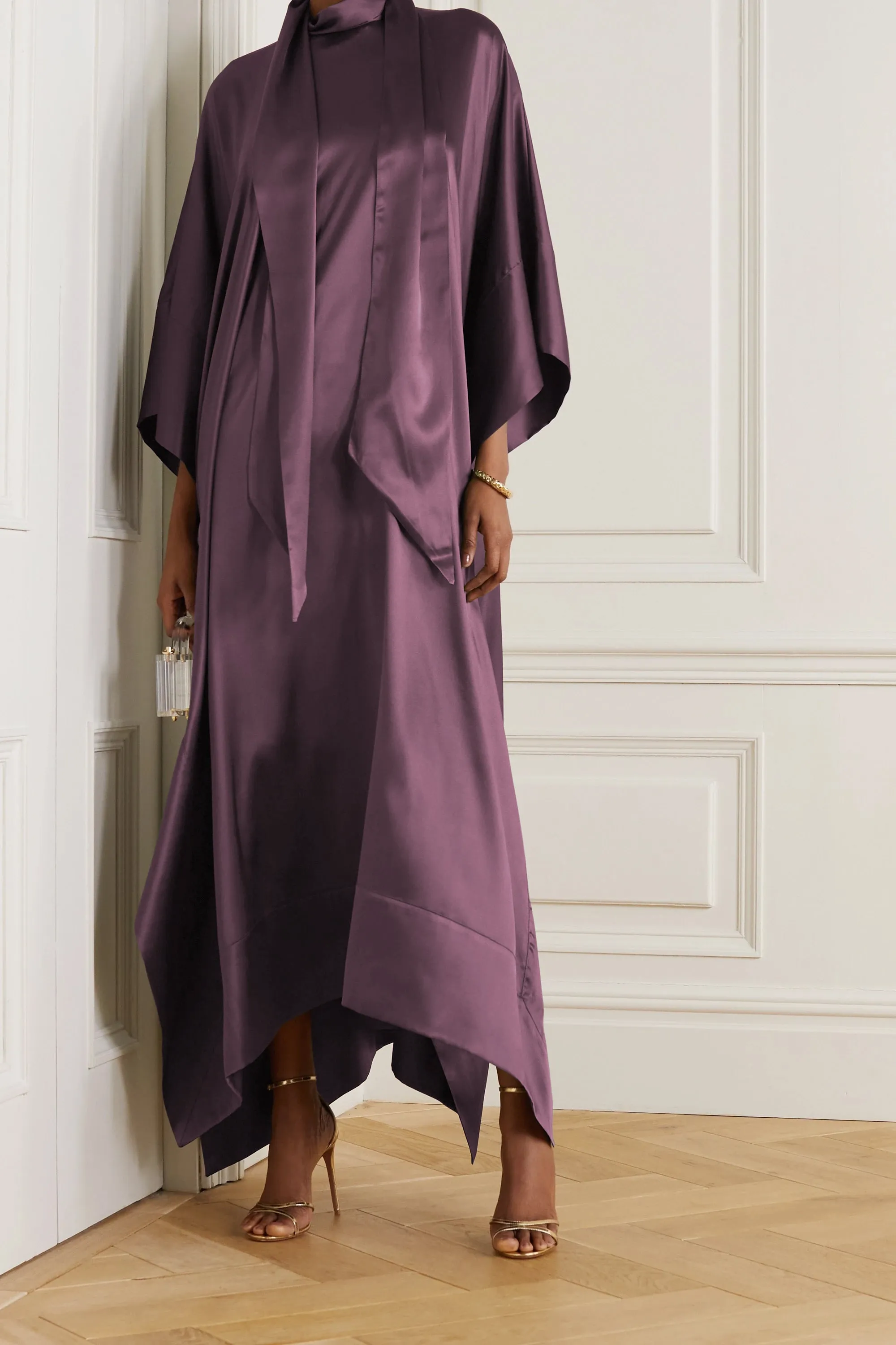 Korean Nida ( Kaftan ) Black Stylish Women's Kaftan