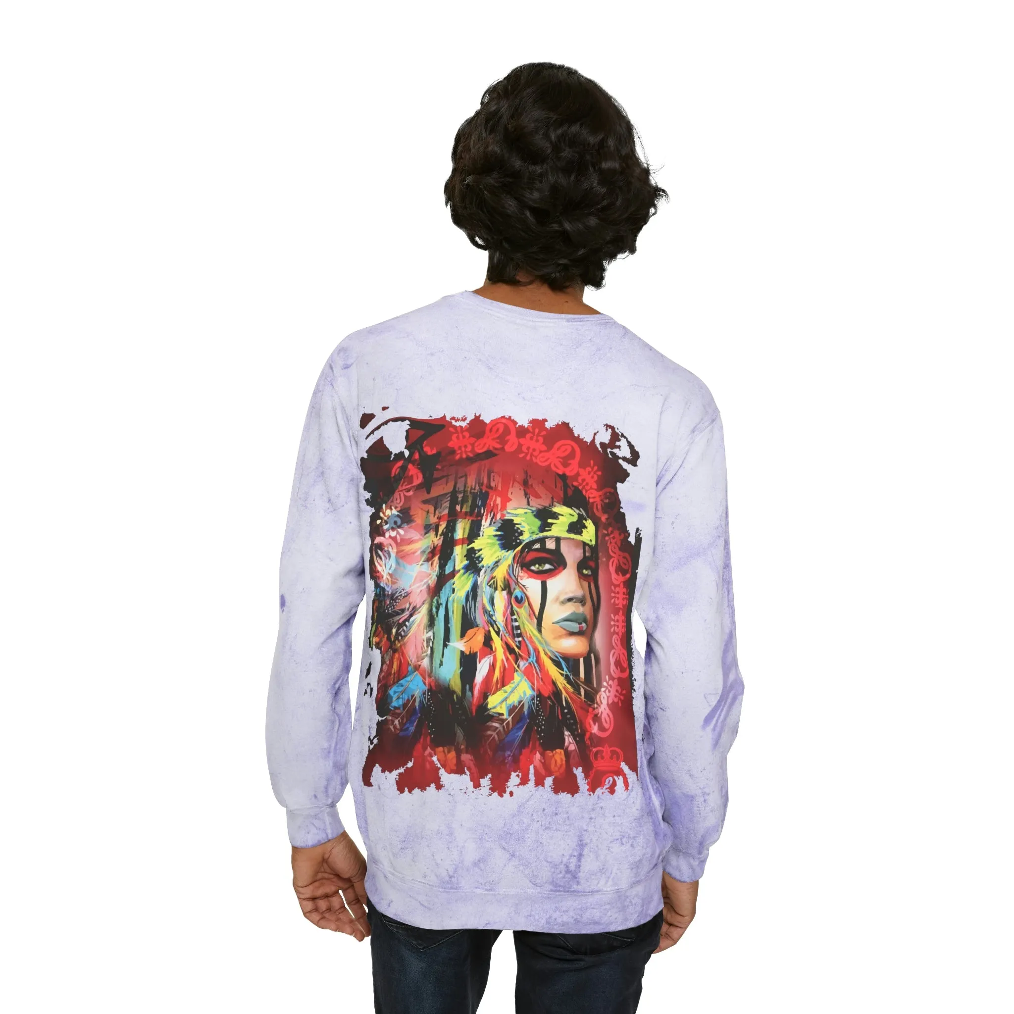LD Script & Loyal Tribe Unisex Color Blast Crewneck Sweatshirt