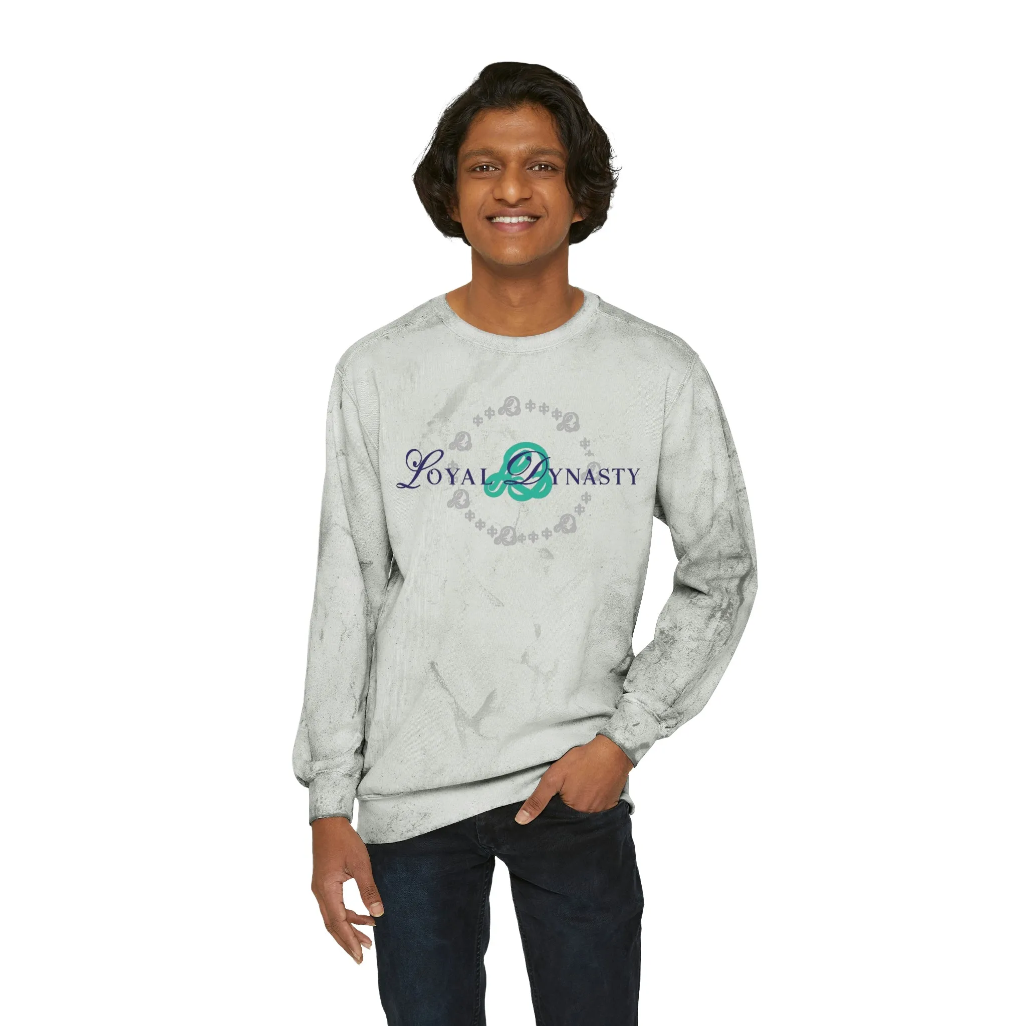 LD Script & Loyal Tribe Unisex Color Blast Crewneck Sweatshirt
