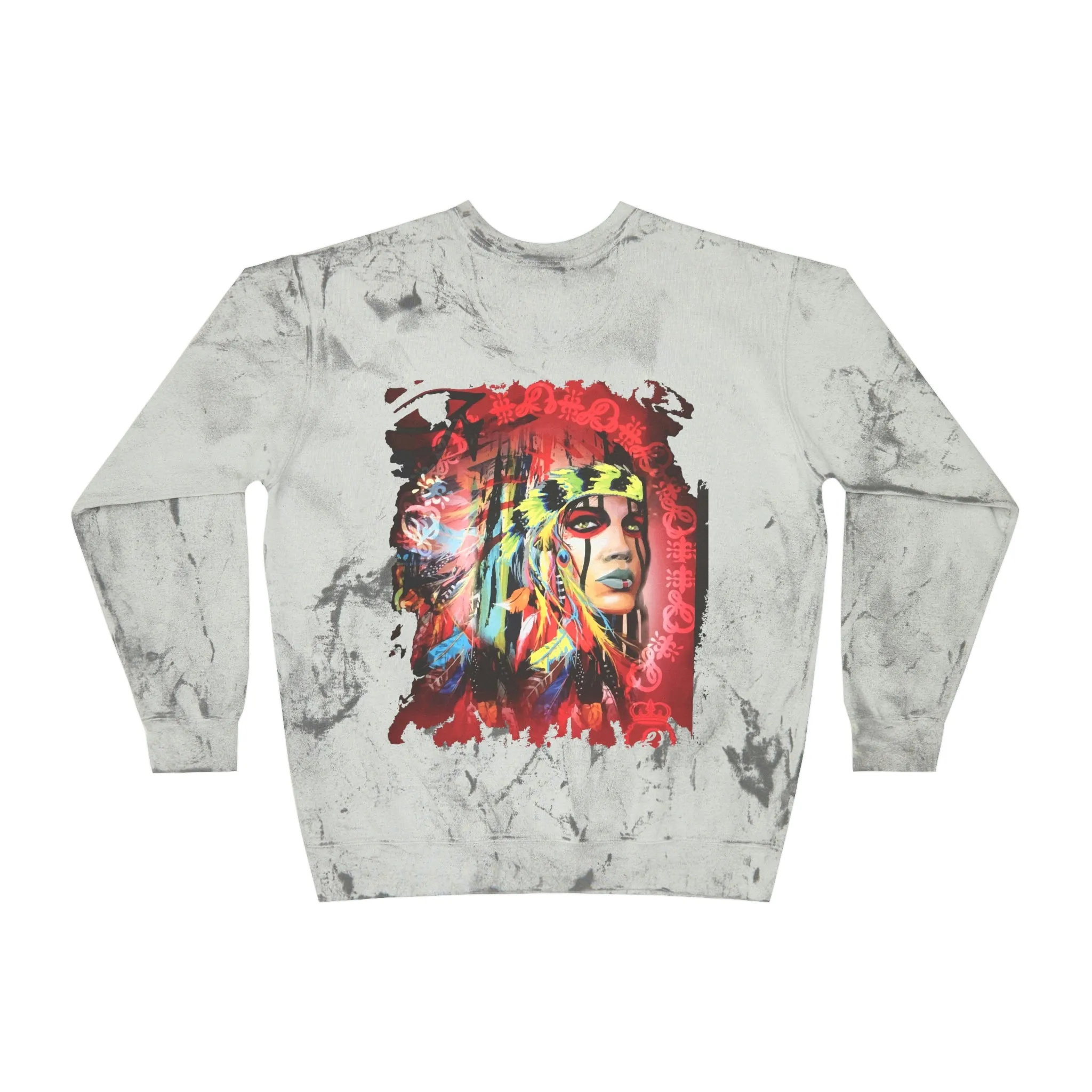 LD Script & Loyal Tribe Unisex Color Blast Crewneck Sweatshirt
