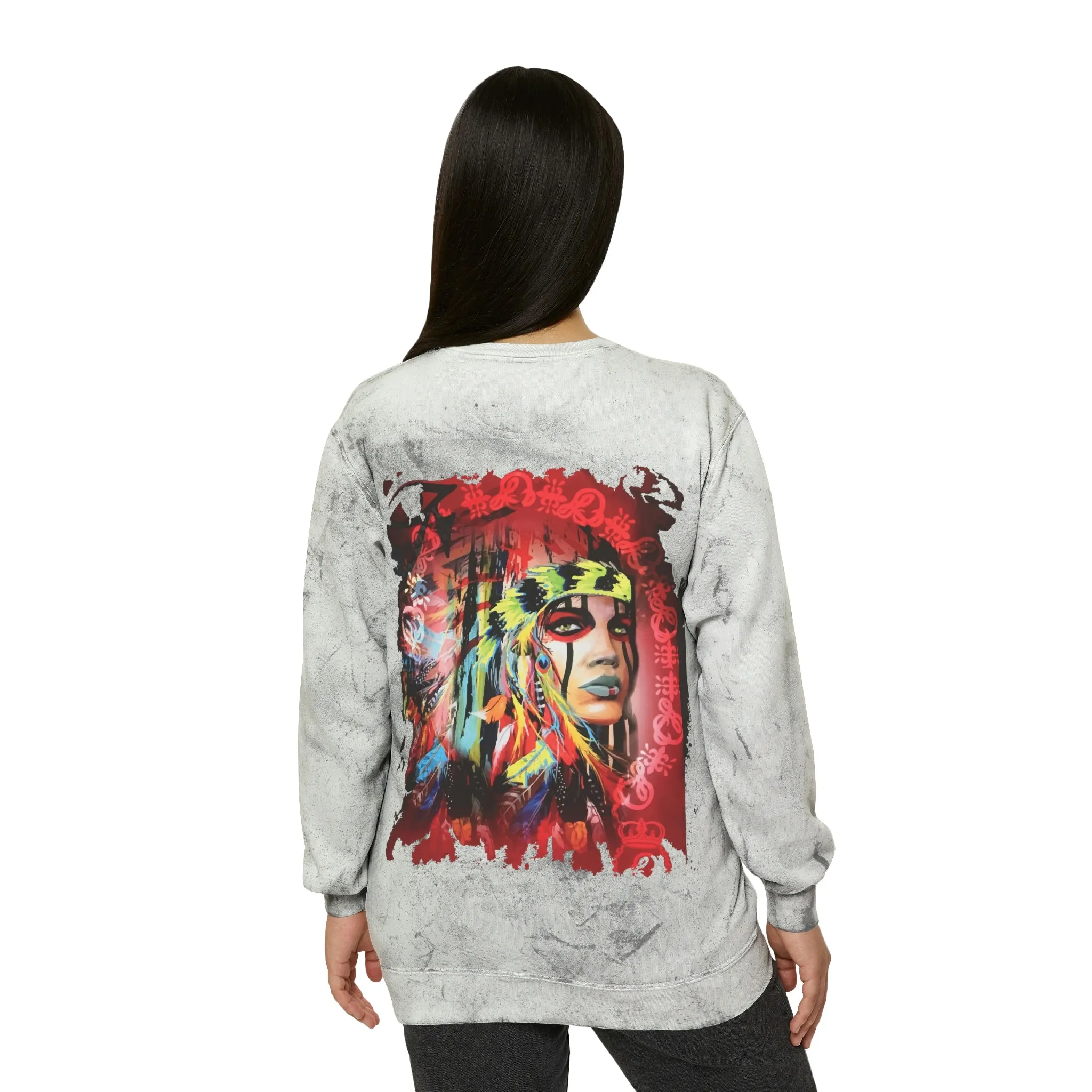 LD Script & Loyal Tribe Unisex Color Blast Crewneck Sweatshirt