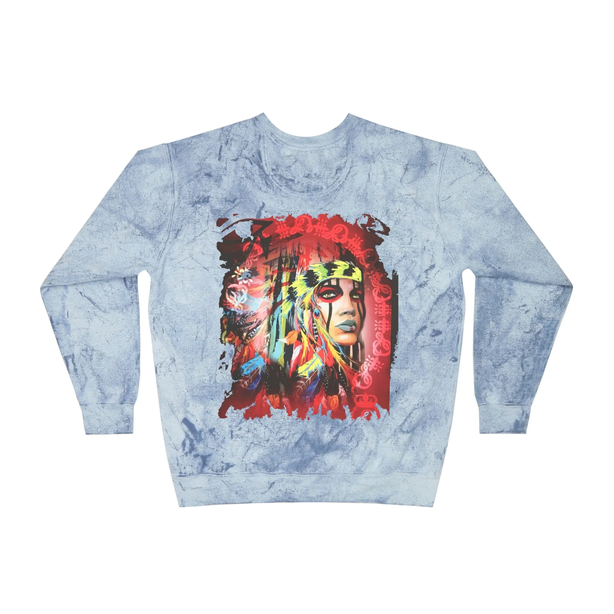 LD Script & Loyal Tribe Unisex Color Blast Crewneck Sweatshirt