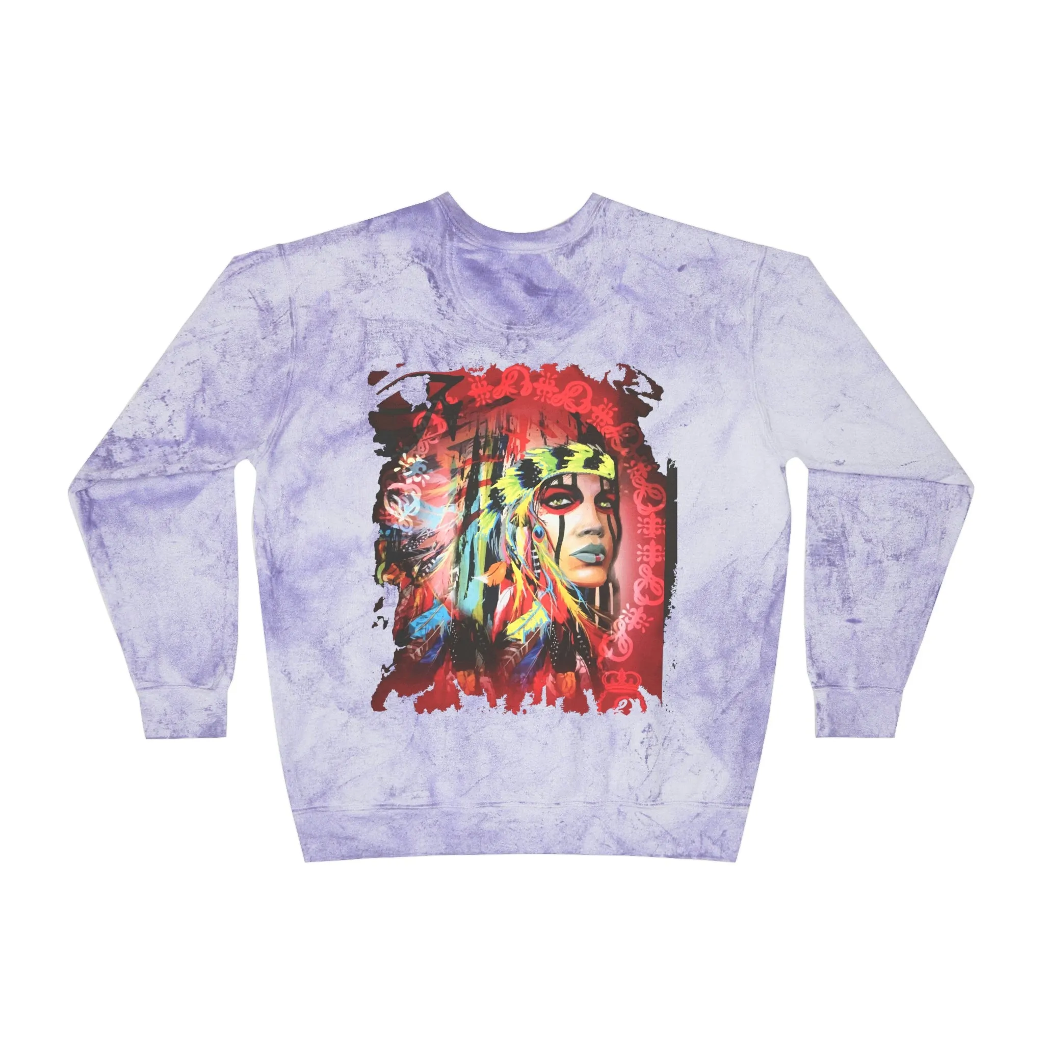LD Script & Loyal Tribe Unisex Color Blast Crewneck Sweatshirt