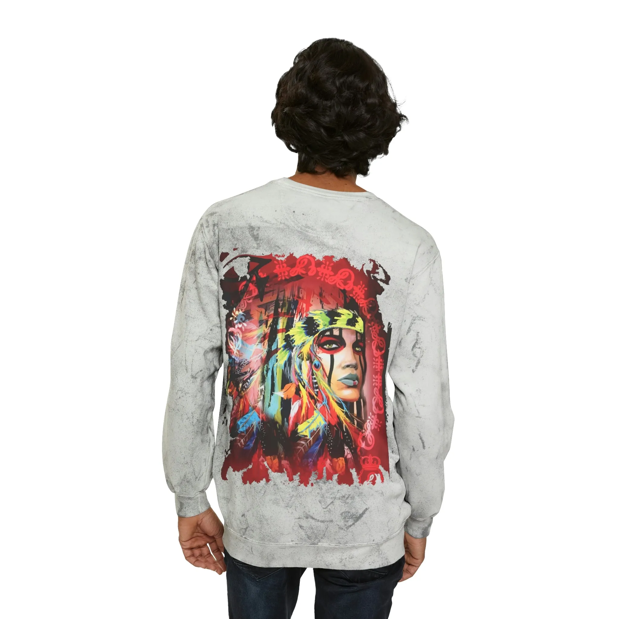 LD Script & Loyal Tribe Unisex Color Blast Crewneck Sweatshirt