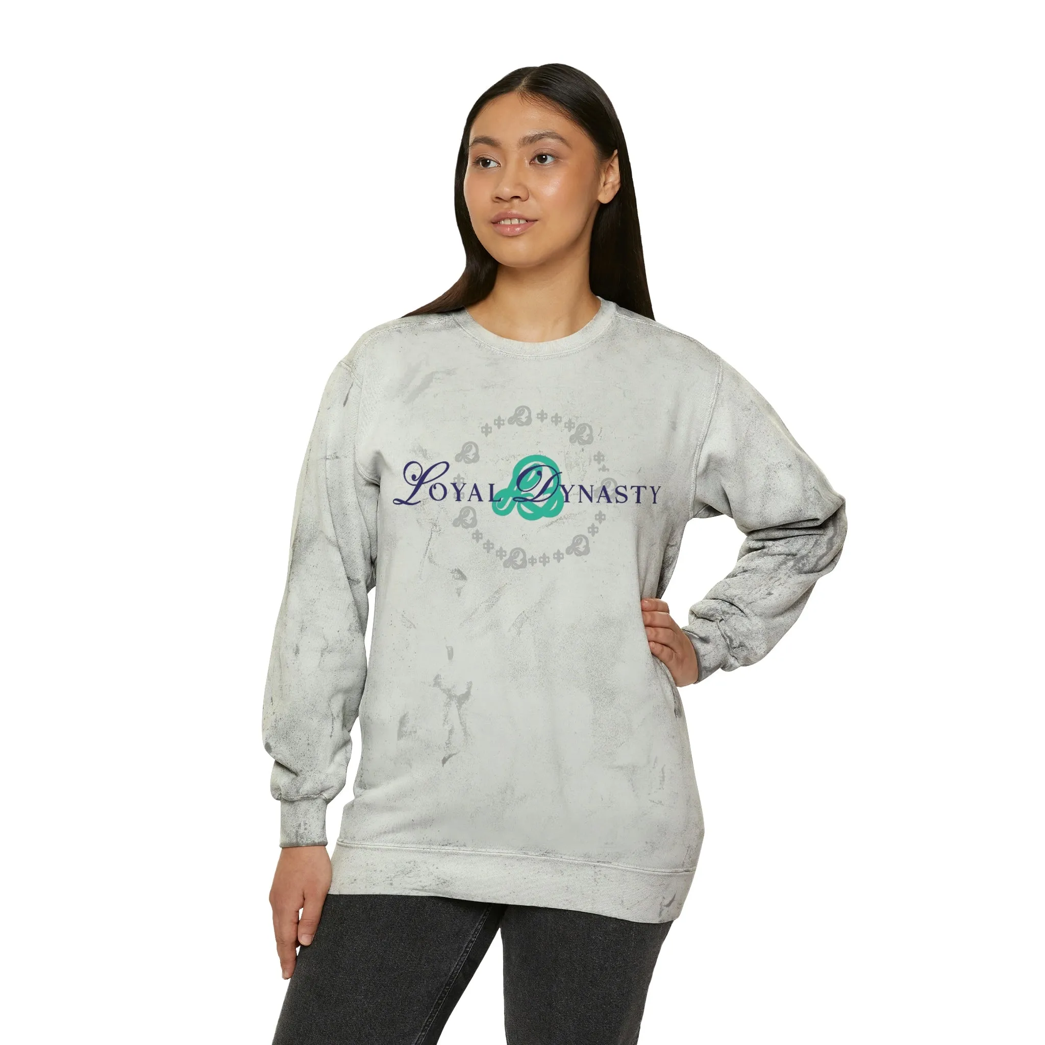 LD Script & Loyal Tribe Unisex Color Blast Crewneck Sweatshirt