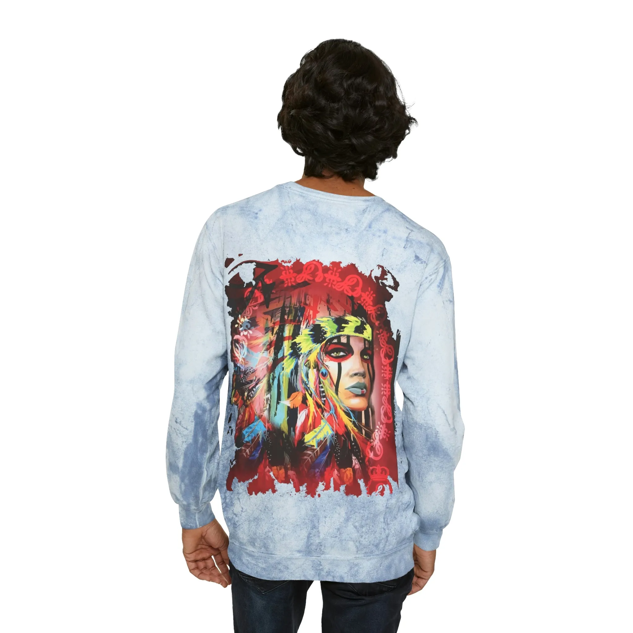 LD Script & Loyal Tribe Unisex Color Blast Crewneck Sweatshirt