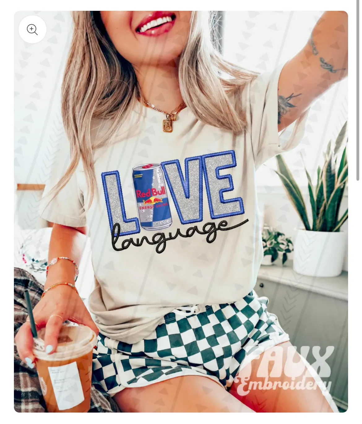 Love Language shirt - drinks