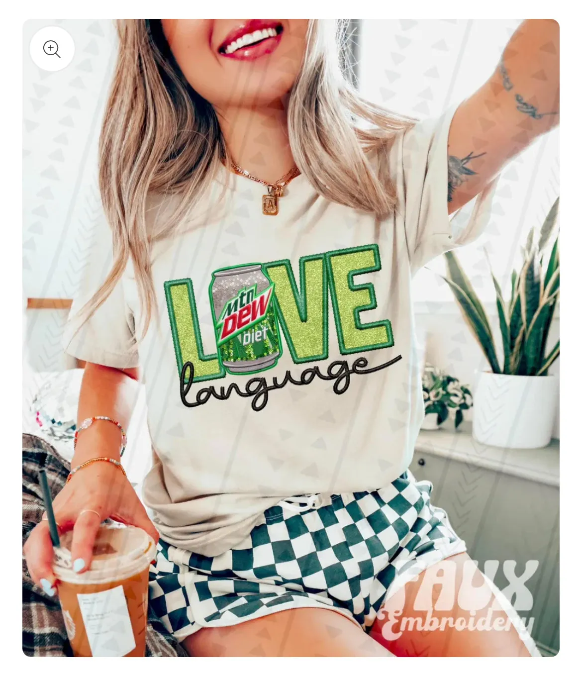 Love Language shirt - drinks