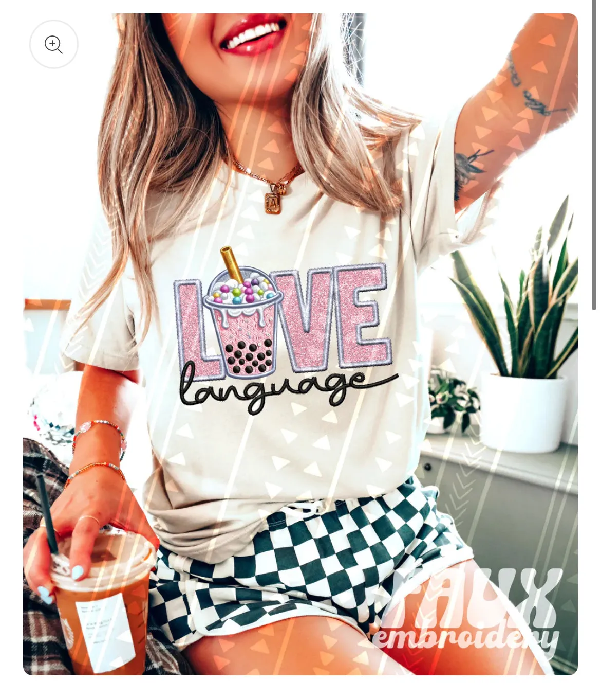 Love Language shirt - drinks