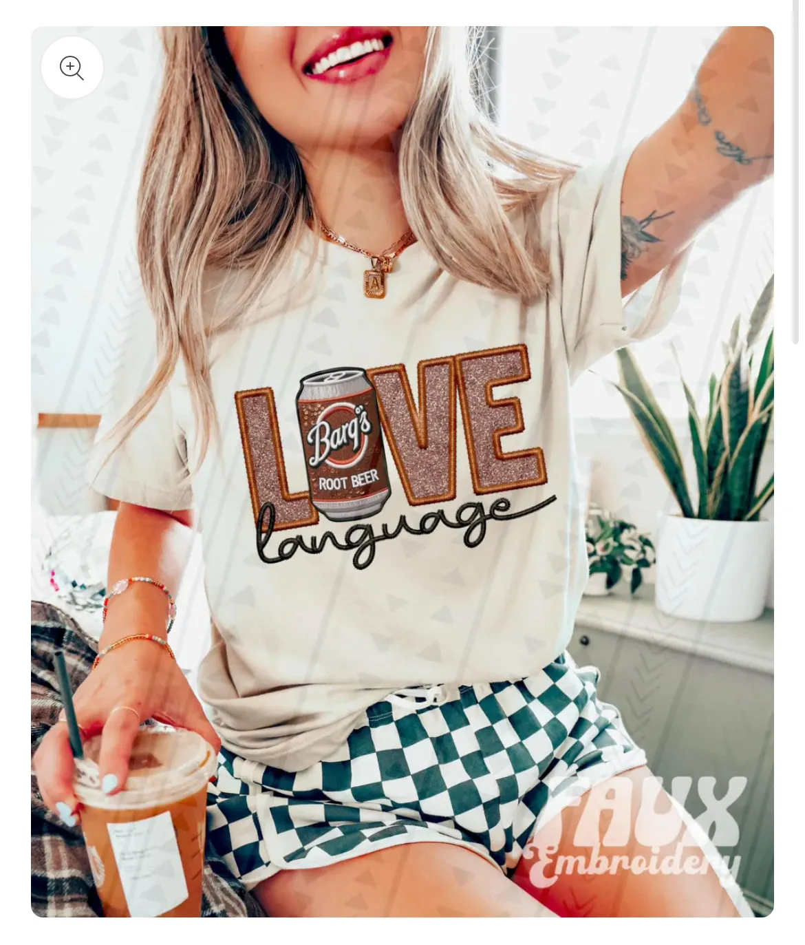 Love Language shirt - drinks