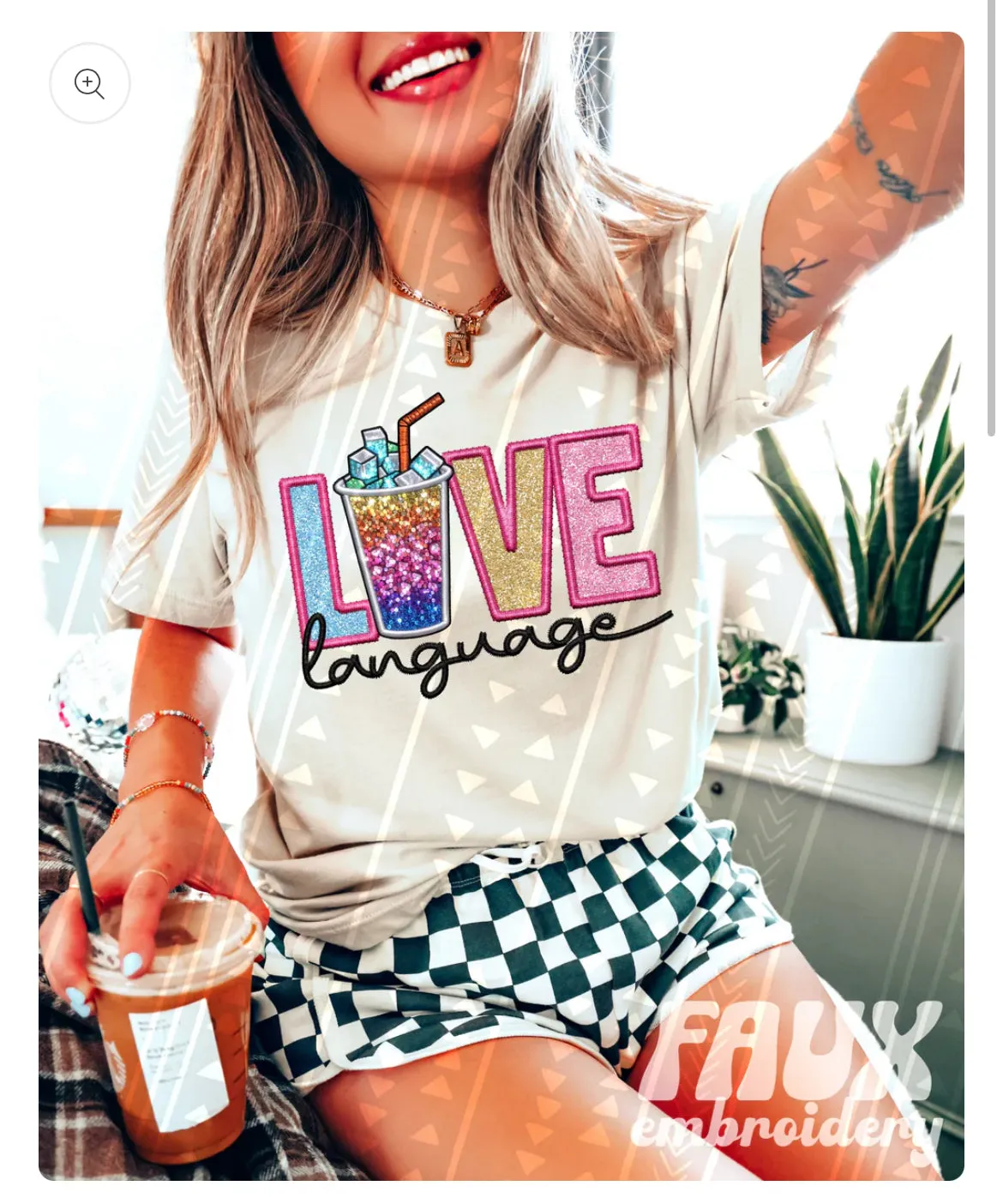 Love Language shirt - drinks