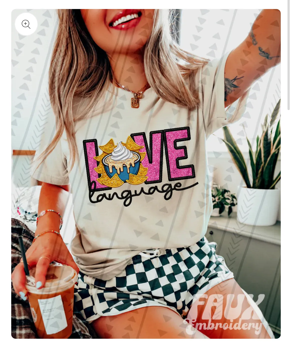 Love Language shirt - food