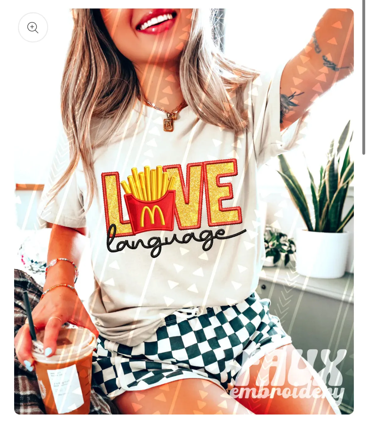 Love Language shirt - food