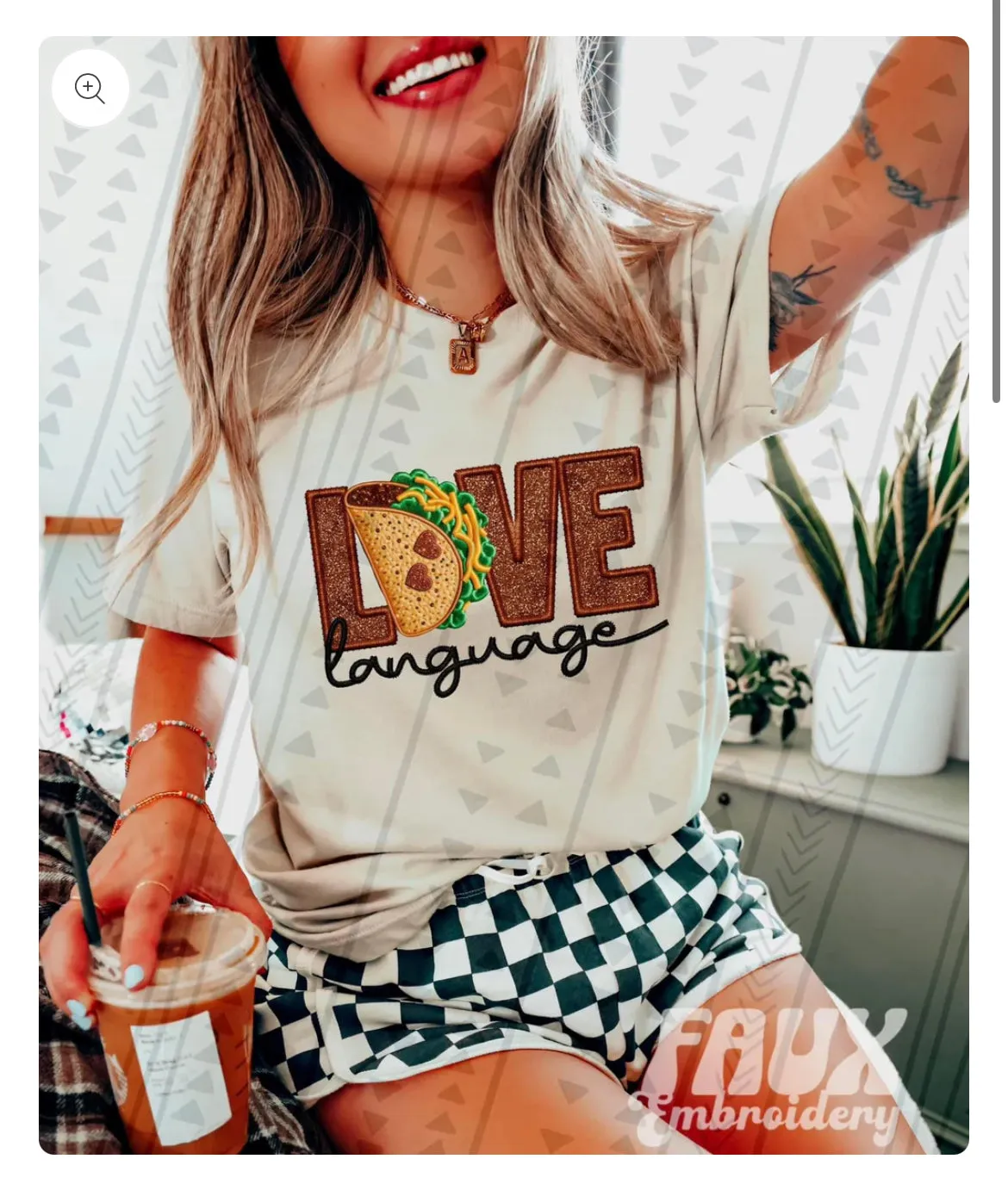 Love Language shirt - food