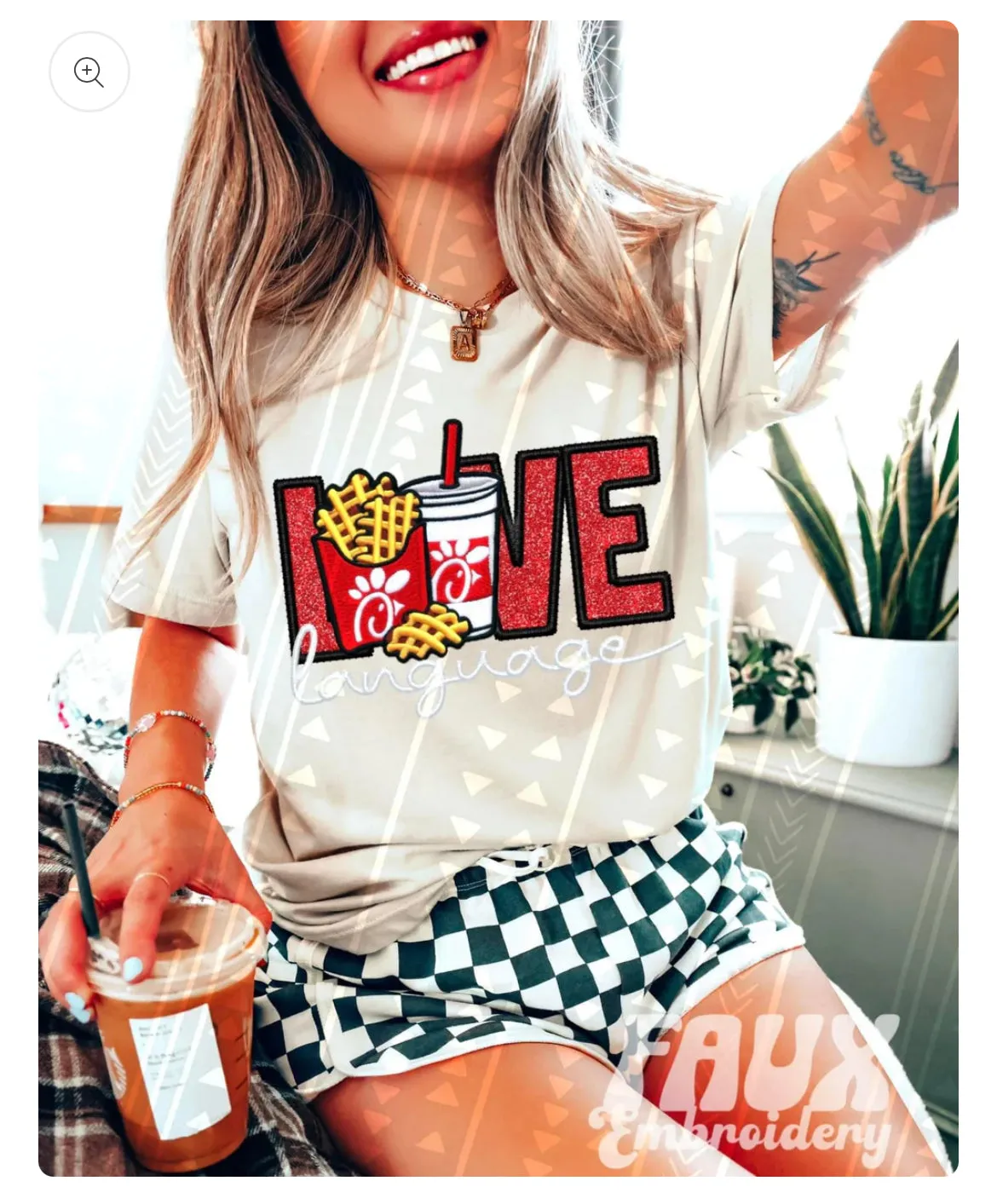 Love Language shirt - food