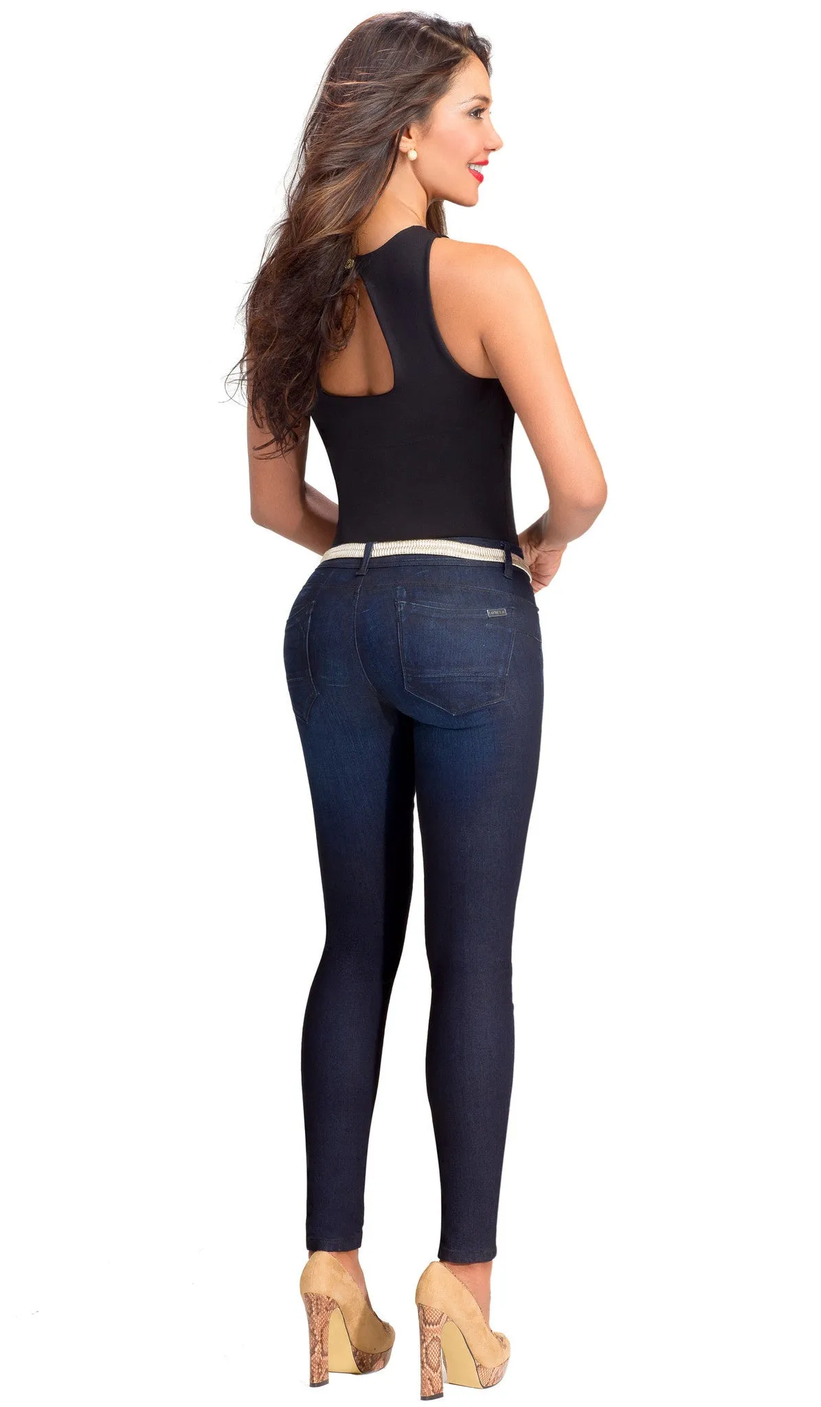 Lowla Jeans Colombianos Levanta Cola con Faja Interna 218236