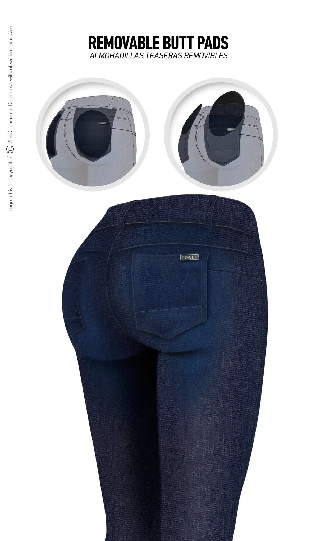 Lowla Jeans Colombianos Levanta Cola con Faja Interna 218236