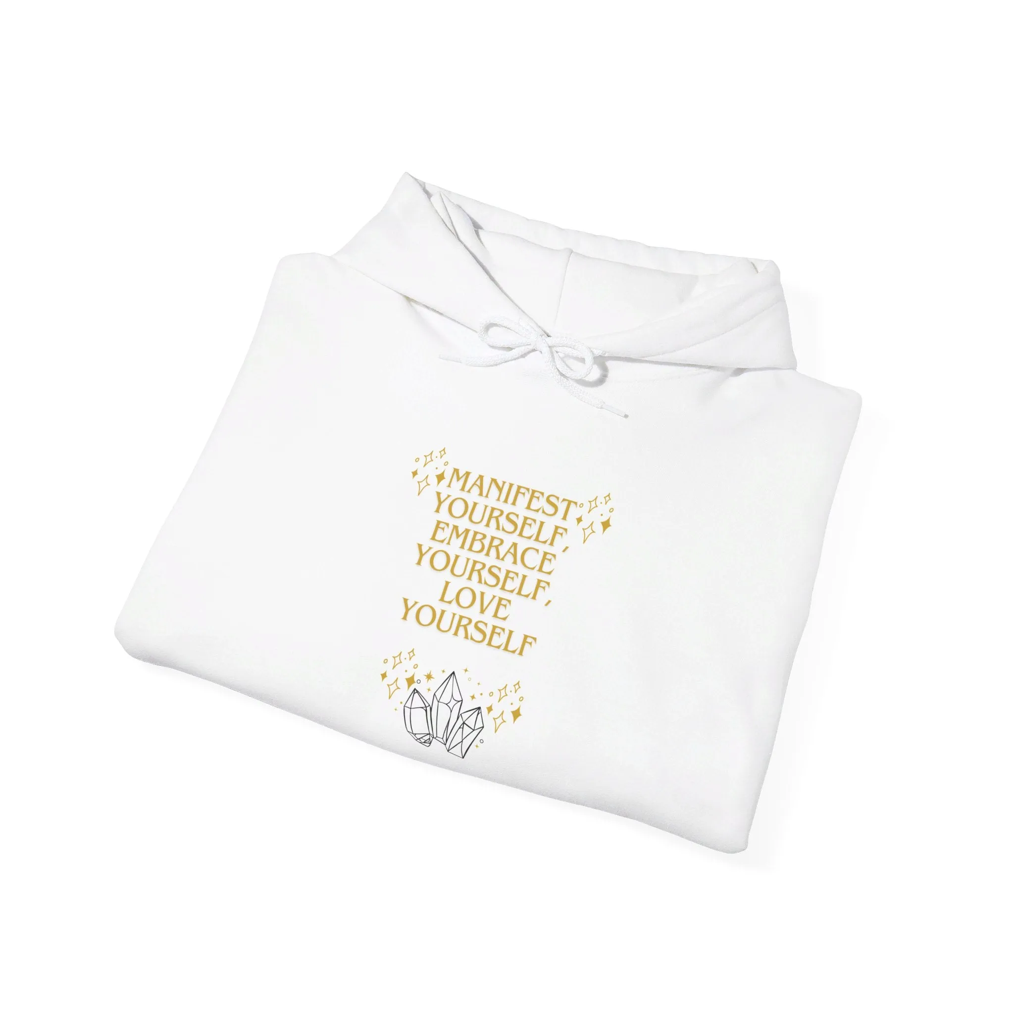 Manifest, Embrace, Love - Unisex Heavy Blend™ Hooded Sweatshirt
