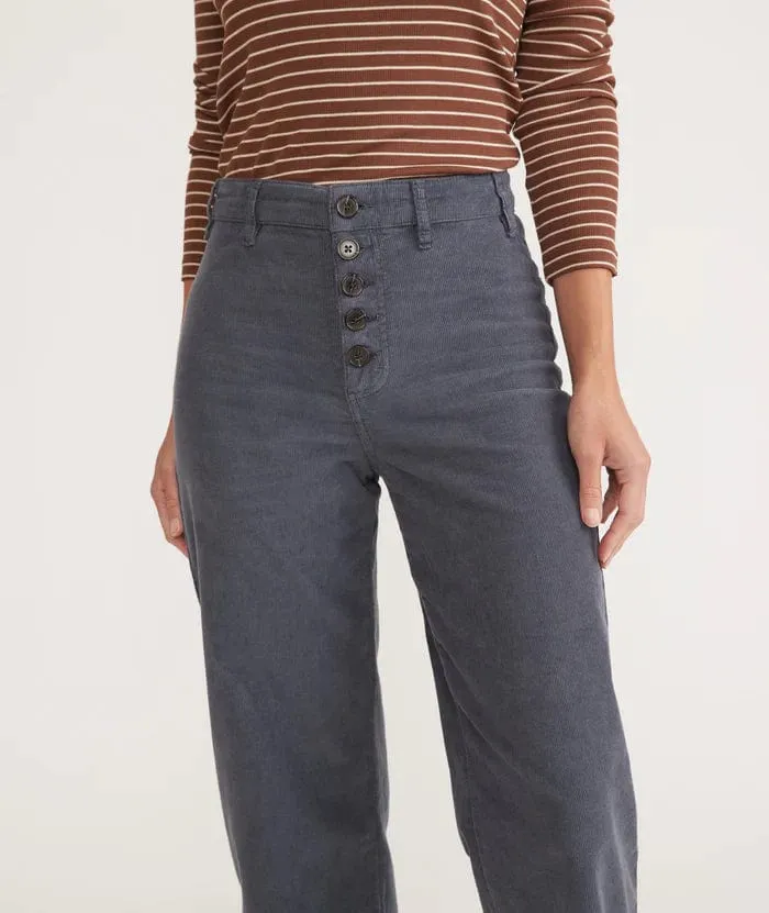 Marine Layer Corduroy Bridget Wide Leg Crop Pants - Women's