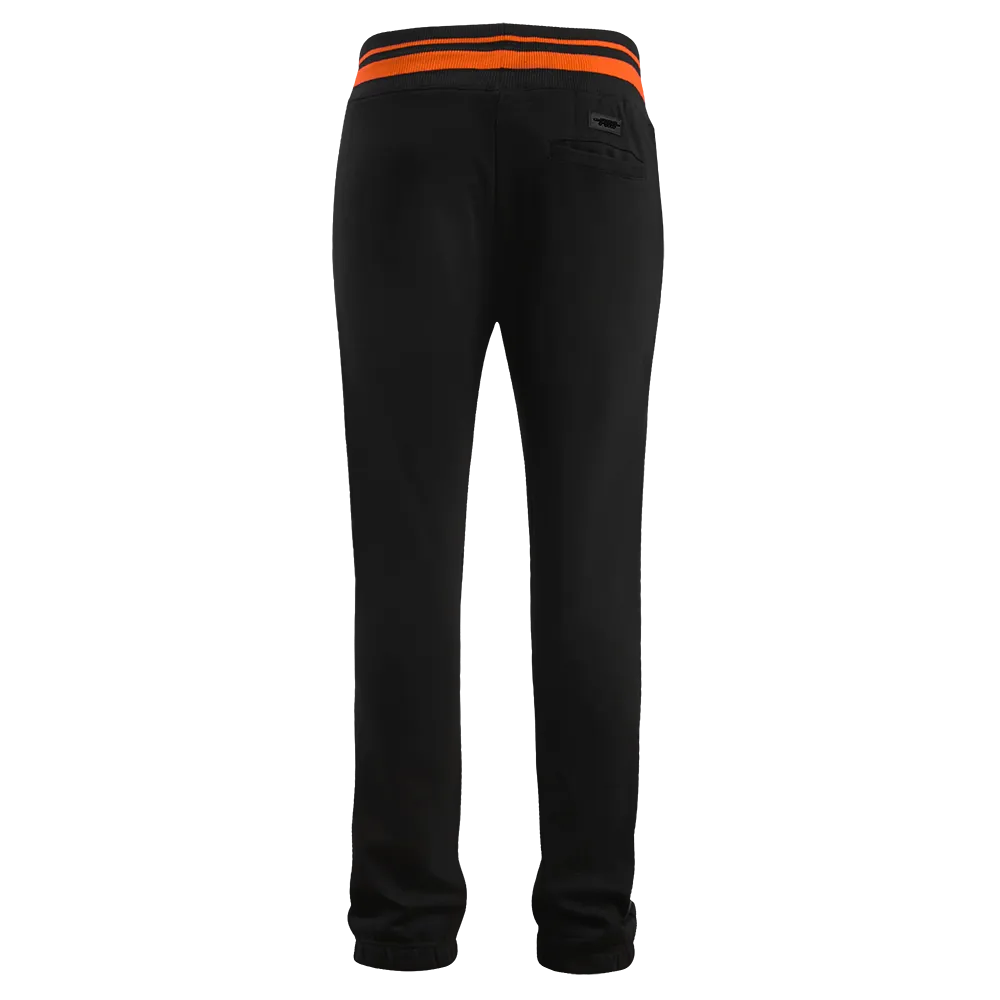 MLB BALTIMORE ORIOLES MASHUP MEN'S RIB SWEATPANT (BLACK)
