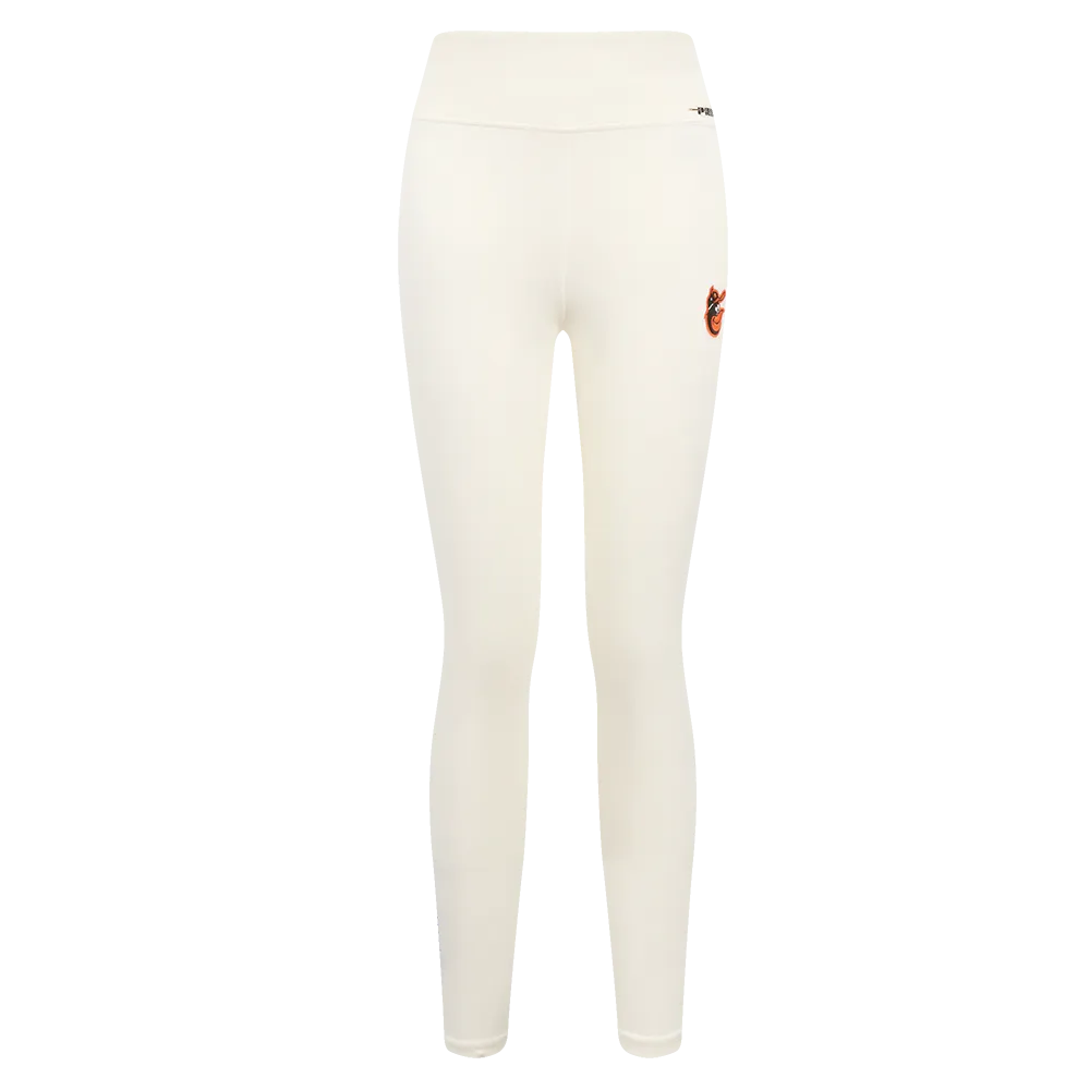 MLB BALTIMORE ORIOLES RETRO CLASSIC WOMEN'S JERSEY LEGGING (EGGSHELL)