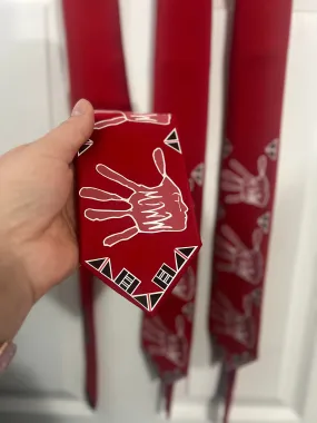 MMIW red men’s tie